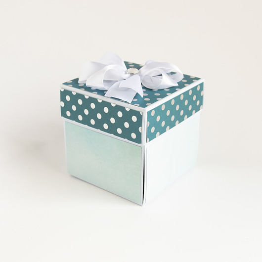 Pamiątka Pierwszej Komunii exploding box Papiernik