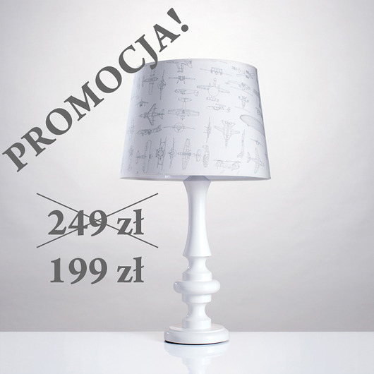 Lampka nocna Szkice Samolotów Fifi Studio