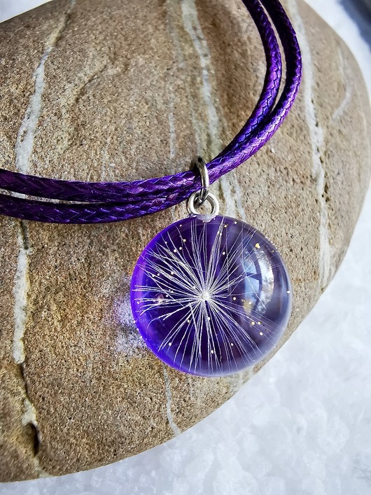 Bransoletka sznurkowa z dmuchawcem Grol Jewellery