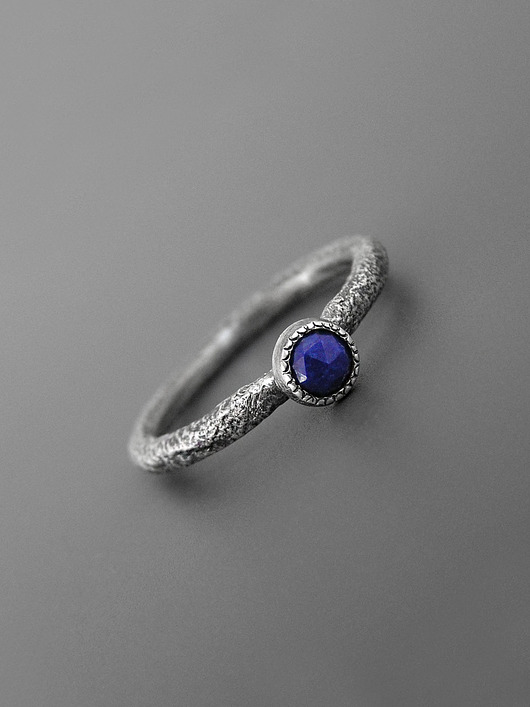 pierścionki srebrne Pierścionek Lapis Lazuli - srebro 925