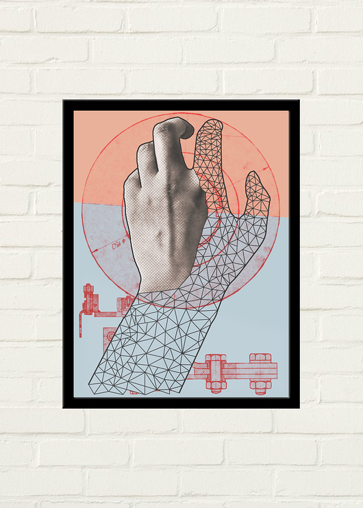 Hand Metric Plakat 30x40 GAU Home