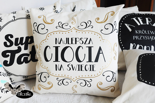 Najlepsza ciocia na świecie, poduszka Sowia Aleja