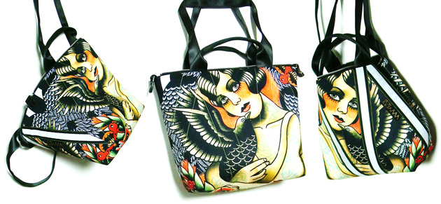 1789 art MIMA bag SHORT & Szymon Kurpiewski print MIMAbags