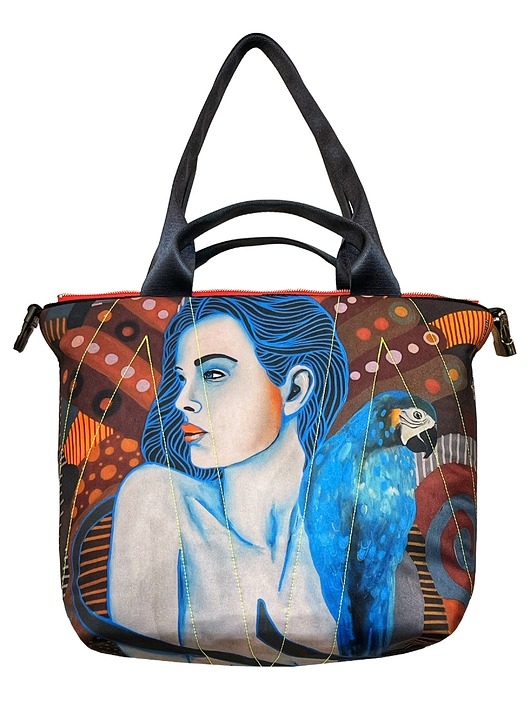 torebki do ręki Art MIMA bag SHORT & Marcina Painty print
