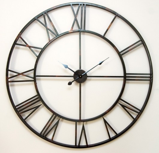 Zegar metalowy vintage Factory 100cm (D943002) Home Design