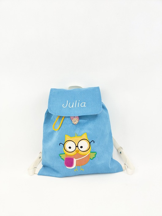 torebki, worki i plecaki dziecięce Plecak z sową, imienny prezent dla dziecka