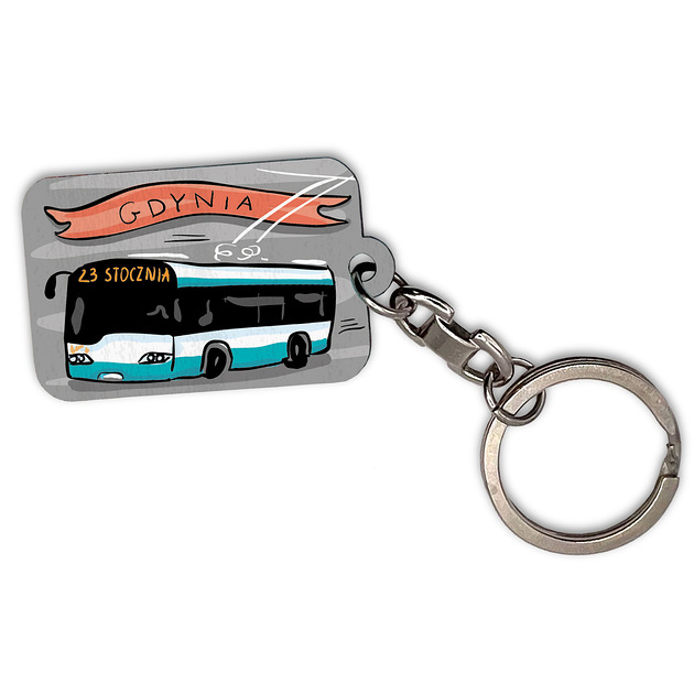 breloki Breloczek Gdynia Trolejbus Solaris