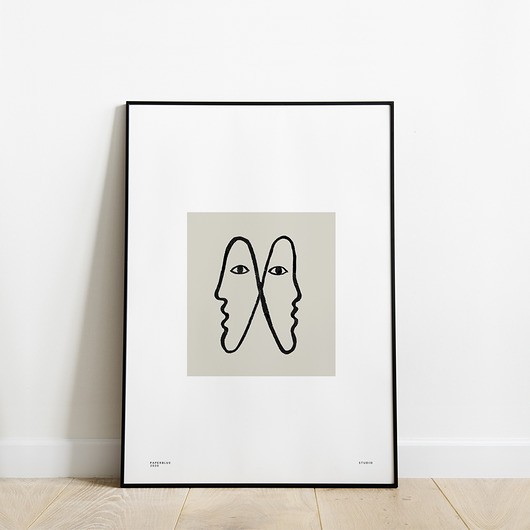 Dwie strony - print Paperblue Studio