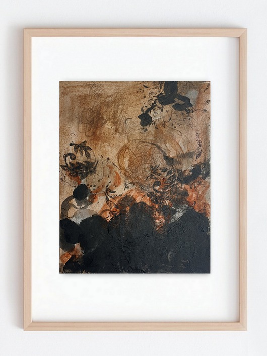 grafiki i ilustracje Abstrakcja nr 02 kolekcja Ogród Eden, oryginał