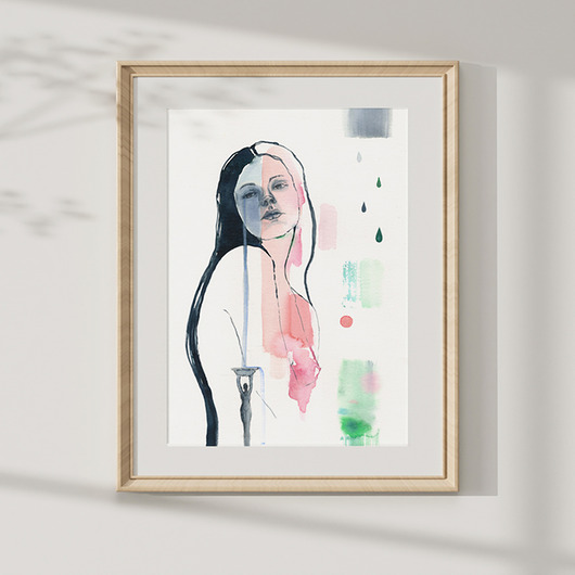 grafiki i ilustracje Twoje łzy są ważne 30x40   cm