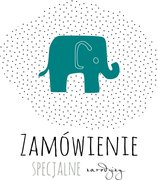 Narodziny  dziecka - kartka A4 AnZone