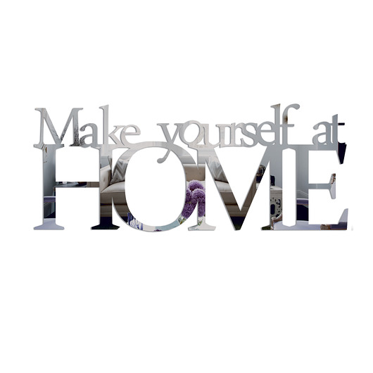 Lustro dekoracyjne Make Yourself At Home plexi Home Design