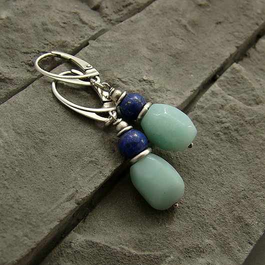 Amazonit i lapis lazuli RayOfArt