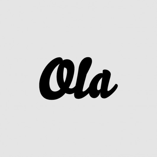 Napis Drewniany 3D OLA LOVINA PRINTS