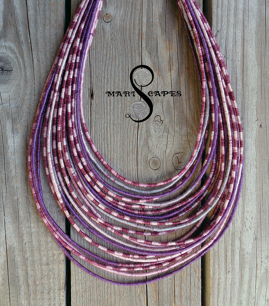 naszyjniki - inne LIMITED EDITION masajka z serii "Ethnics" - Marsala