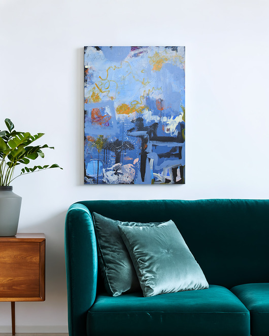 obrazy Obraz Abstrakcja nr 2. Malarstwo - akryl na płótnie 60 