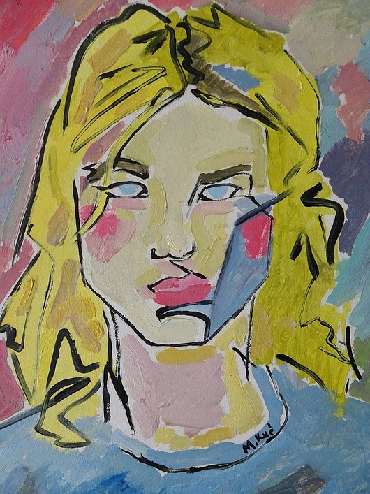 obrazy Portret boy grunge