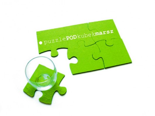 obrusy i serwetki puzzle pod kubek marsz !