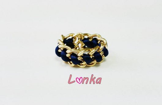 Pierścionek łancuszek Lonka Jewelry