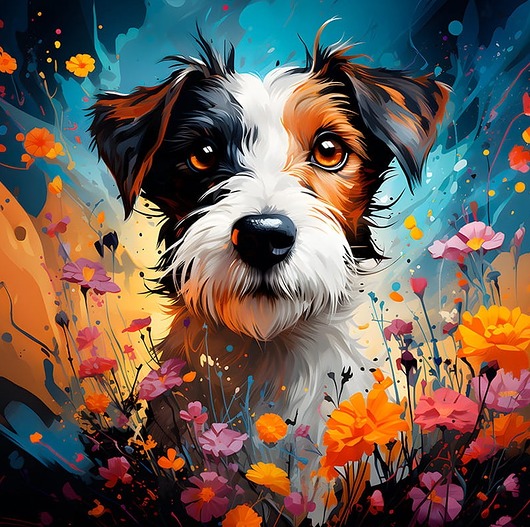 poduszki z grafiką Poduszka ozdobna z Jack Russell