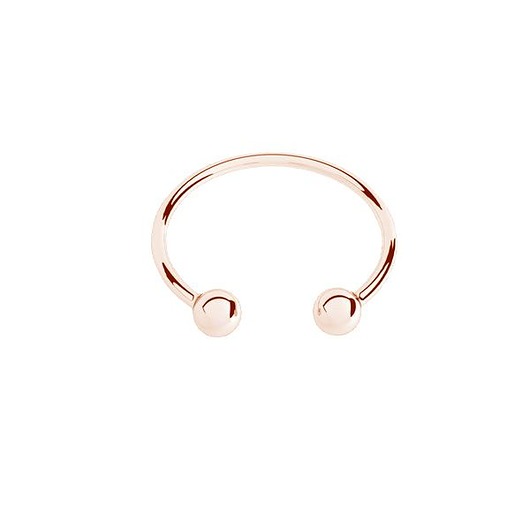 nausznice Nausznica z kulkami 1,2mm  -srebro,złoto,różowe złoto