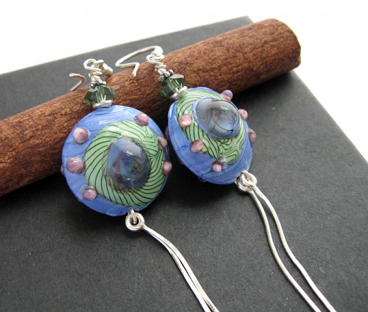 I SEE YOU - Oryginalne Lampworki Niebieskie by Matusevic