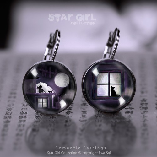 Star Girl i Pełnia, dark silver Ewa Saj Fotografie