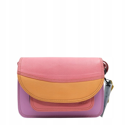 torby na ramię Torebka damska skórzana regulowany pasek kolorowa eko OLIVKA