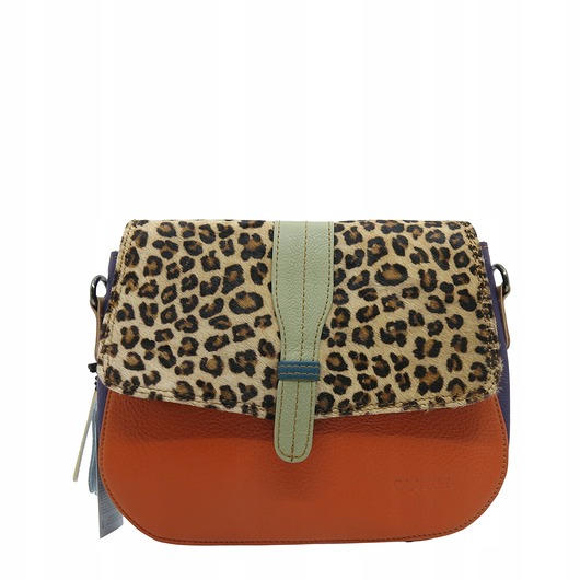 torby na ramię Torebka skórzana modna klasyczna skóra naturalna kolorowa eko OLIVKA