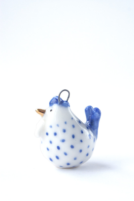Wielkanoc - inne Kurka dla Mirka, Porcelanowy wisiorek
