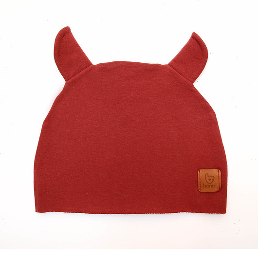 Czapka Beanie Bear - mahoń Benni