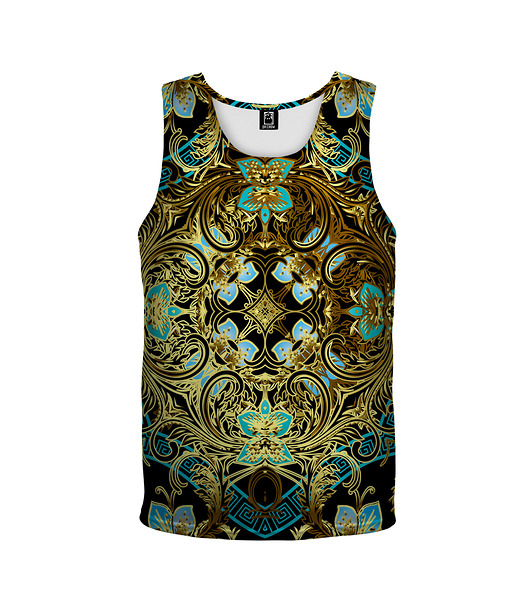 t-shirty dla dziewczynki Bokserka Top Girl DR.CROW Golden Damascus