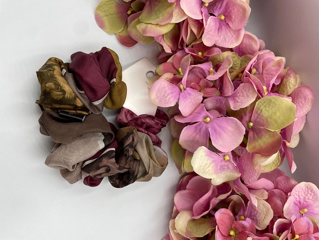 gumki do włosów Gumka jedwabna frotka 100% jedwab naturalny scrunchie
