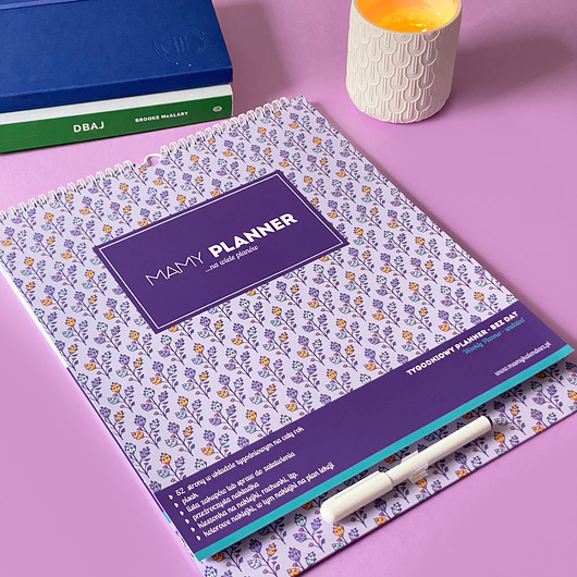 kalendarze i plannery MAMY planner ścienny tygodniowy niedatowany