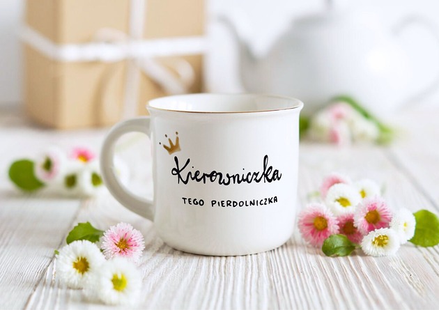 kubki Kubek Kierowniczki, dla szefowej, mamy, dyrektorki