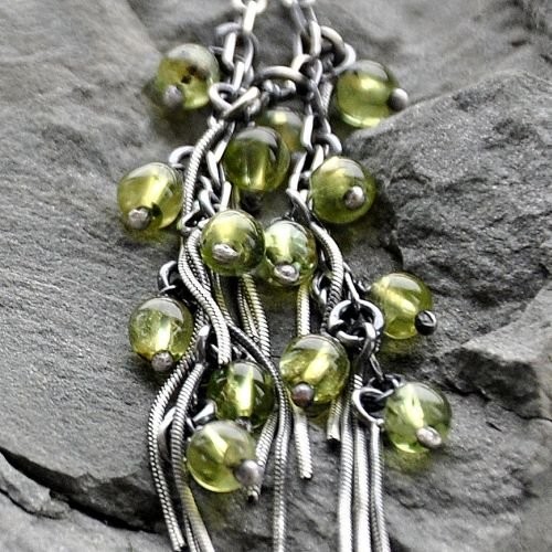 Peridot- Długie kolczyki Artistora