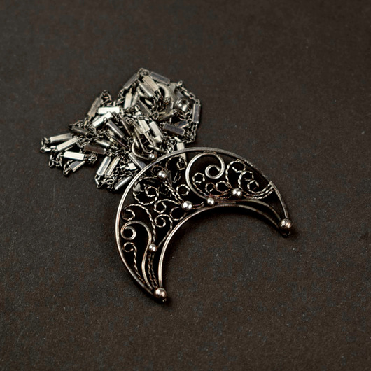 wisiory Luna - wisior filigranowy