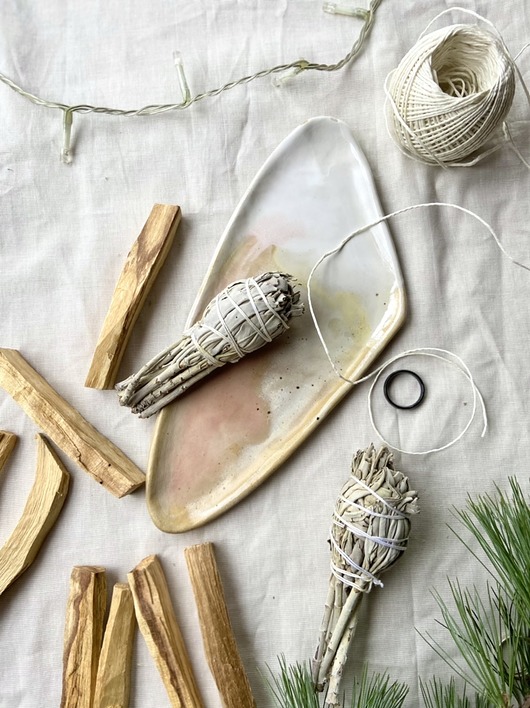 Zestaw: paterka NATURE + palo santo Projekt Ładniej