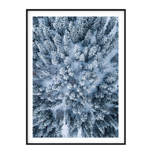 Plakat skandynawski Las zimą no. 2 myscandi