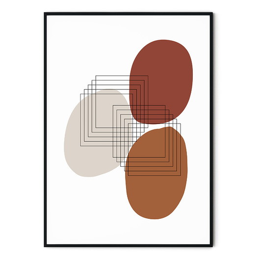 Plakat abstrakcyjny Astronomy no. 3 myscandi