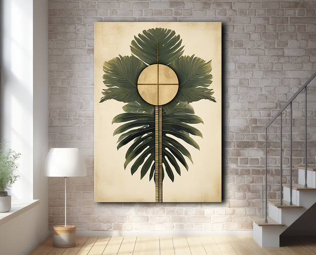 plakaty Tropikalne liście - Plakat - Loft, Minimalizm