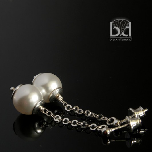 Perły kryształ Swarovski Black Diamond