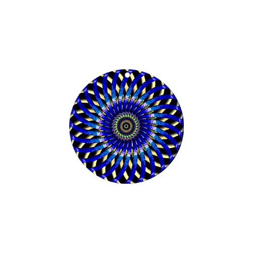 Blue bottle mandala KuKa