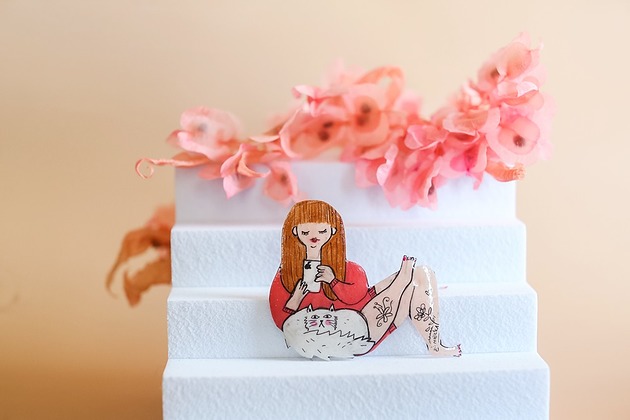 broszki Broszka Miećka  z kotem Januszem