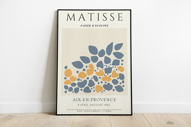 Henri Matisse, inspiracja, plakat wystawowy Pas De LArt