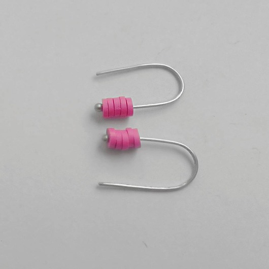 kolczyki z kamieniami Kolczyki OKRĄG