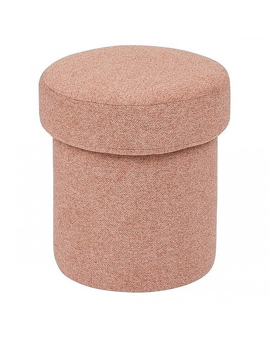 pufy do siedzenia Pufa Okrągła Pufa ze Schowkiem Aura Terracota