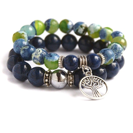 komplet :: navy blue & green kaktusia