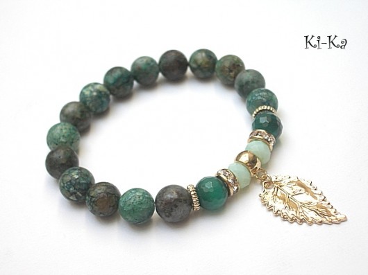 Emerald leaf /24.07.15/ KiKa pracownia