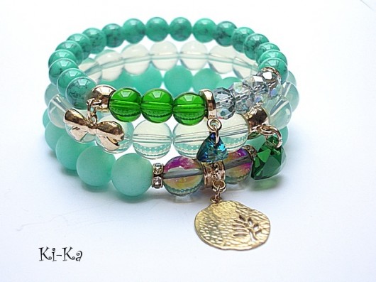 Mint and green -  set KiKa pracownia
